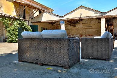 SALOTTO IN RATTAN PER ESTERNO