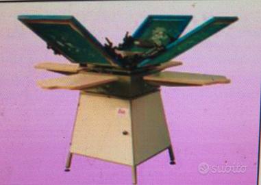 giostra per serigrafia 4 colori