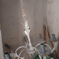 lampadario  shabby chic 