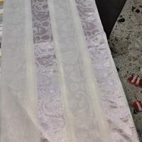 2 teli di Tende bianche e  lilla