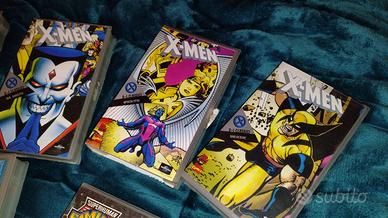 Videocassette X Men,Marvel, superman Leggere