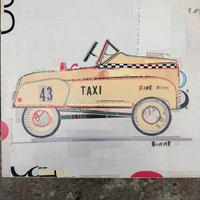 Quadro collage “taxi Vintage”