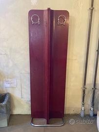 Appendiabiti Design Anni '70 - Vintage Bordeaux e