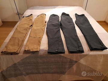 Lotto 5 paia Pantaloni termici nuovi TG.46 