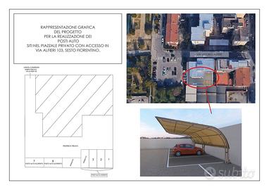 Posto auto coperto in proprieta' privata