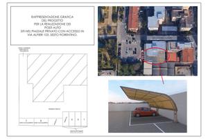 Posto auto coperto in proprieta' privata