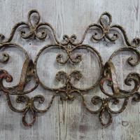 Attaccapanni da muro in ferro battuto