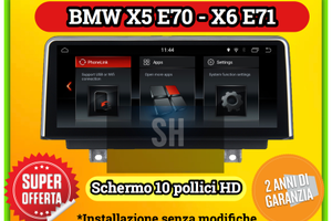 [6+128] monitor 10.25 CarPlay BMW X5 E70/ X6 E71