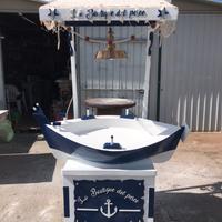 Barche per esposizione pesce e crostacei ecc..