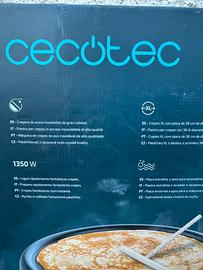 Cecotec crepstone XL inox macchina per crêpes