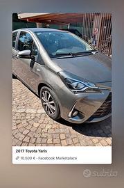 Yaris 1.0 benzina anno 2017