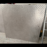 Pedana rialzata in lastra di alluminio rinforzata