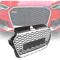 GRIGLIA PER AUDI A3 8V 17-19 LOOK RS3 NERO ARGENTO