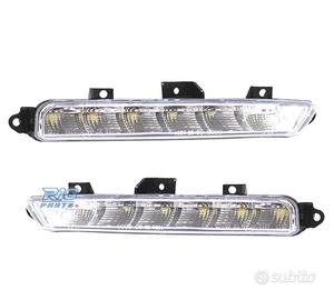 KIT LUCE DIURNA W 221 OMLOGATA MERCEDES AMG CROMO