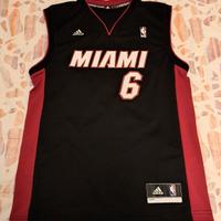Canotta NBA Miami Heat LeBron James Small