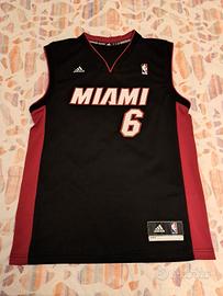 Canotta NBA Miami Heat LeBron James Small