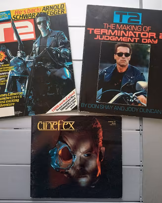 2 riviste+libro su Terminator 2 (incl. CINEFEX 47)