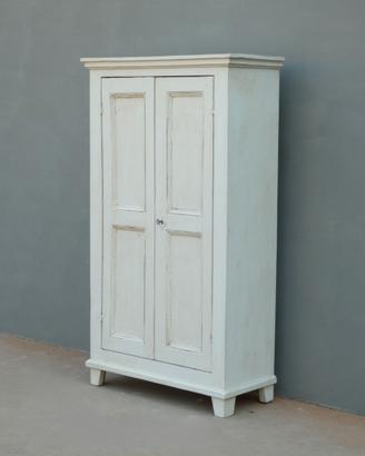 Armadio stipo dispensa 2 ante laccato Shabby Chic