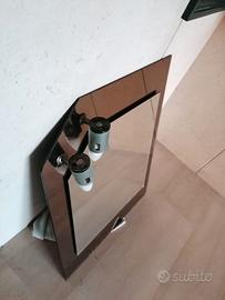 Specchio Specchiera da Bagno anni 60 Design,Afffar