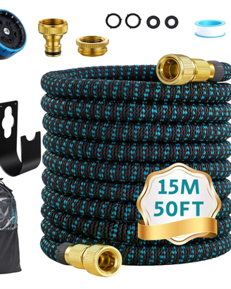 Tubo Acqua Giardino Estensibile 15m