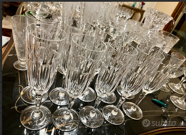 PREZIOSOservizioNR10flutCRISTALLOstileBACCARATxxSE