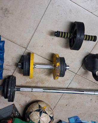 pesi più bilanciere 