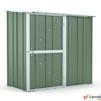 Box casetta giardino Acciaio 174x100 verde