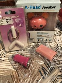 mini "A-Head"speaker con accessori NUOVO