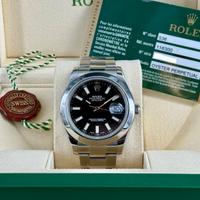 Rolex Datejust II Ref. 116300 Full Set Black