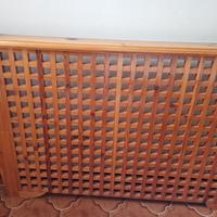 Copritermosifone in Legno Massello a Griglia 