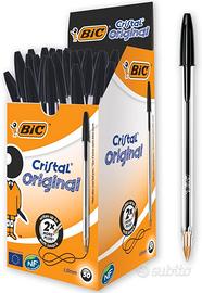 Penne Nere a Sfera Punta Media Bic Cristal Origina