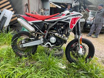 Fantic xmf 125 competition incidentato