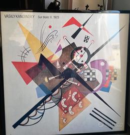 Stampa artistica Sur blanc II Kandinsky