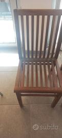 4 sedie legno 