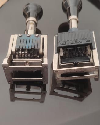 Due timbri numeratori Reiner vintage – Mod. 920 e 