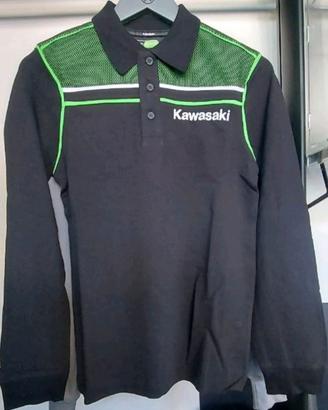 polo maniche lunghe Kawasaki bambino/uomo