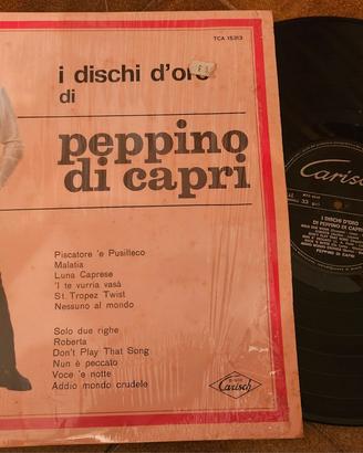 vinile 33 giri I dischi d'oro di Peppino di Capri 