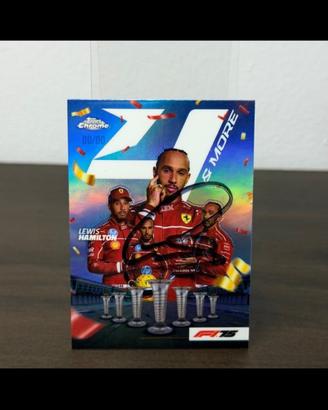 Carta topps f1 lewis hamilton firmata
