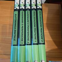 Libri Elettronica e Pc completi di basette elettr.