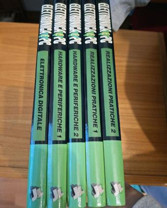 Libri Elettronica e Pc completi di basette elettr.