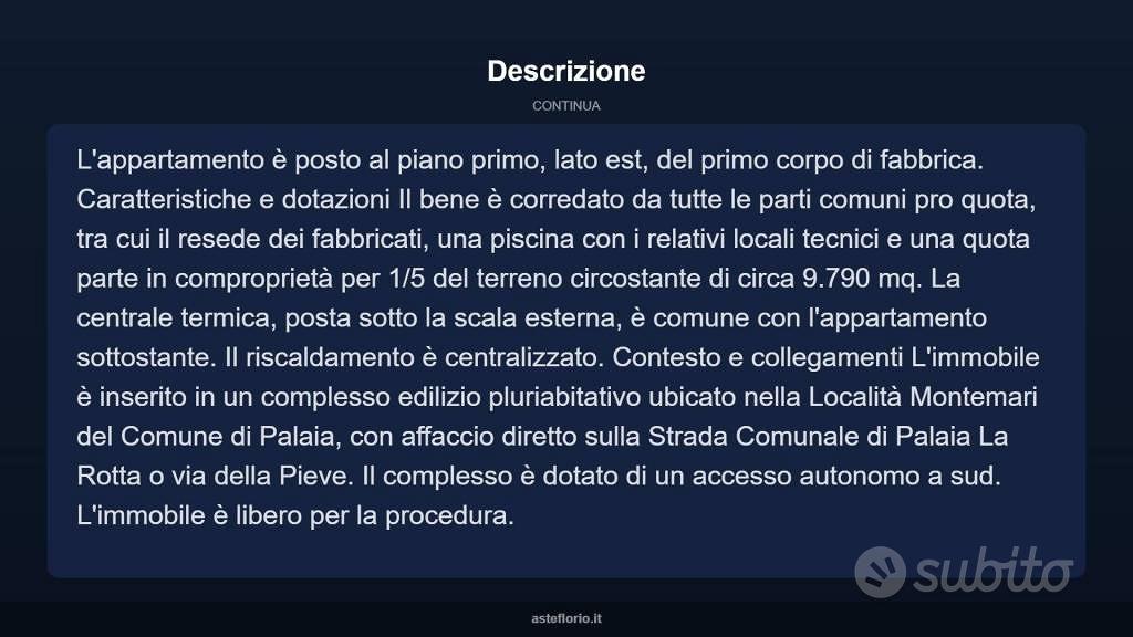 Appartamento – Palaia, Forcoli - Vista 5