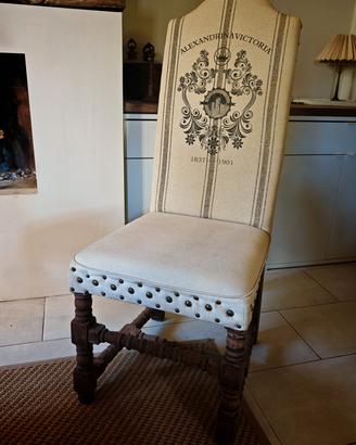 Due antiche sedie vintage Alexandrina Victoria  