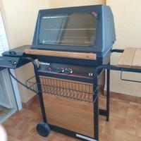 Barbecue a gas 2 fuochi + 1 esterno con accensione