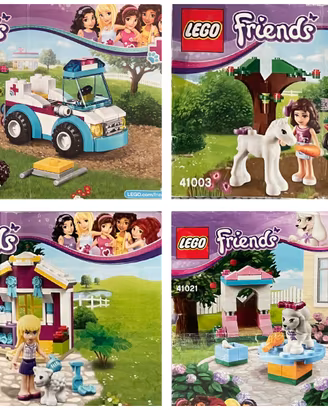 LEGO FRIENDS - Collezione con animali - 4 set