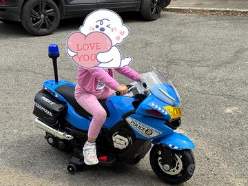 Moto polizia bimbo