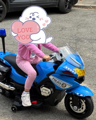Moto polizia bimbo