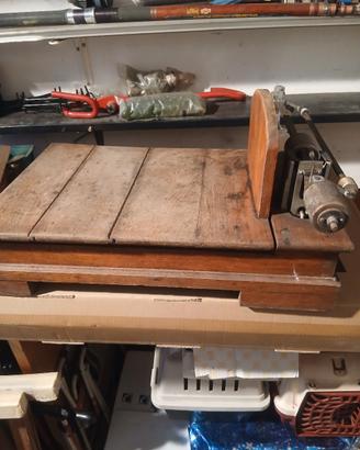  bilancia a bascula vintage completamente in legno