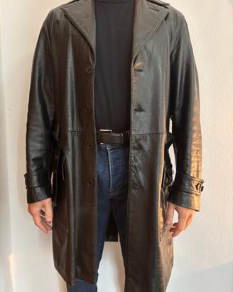 CAPPOTTO IN PELLE MARCA VERSACE