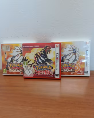 Lotto videogiochi pokemon nintendo 3ds