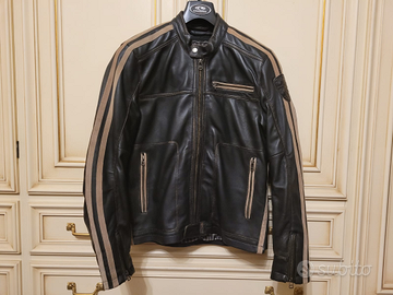 Giacca moto in pelle Clover Rebel